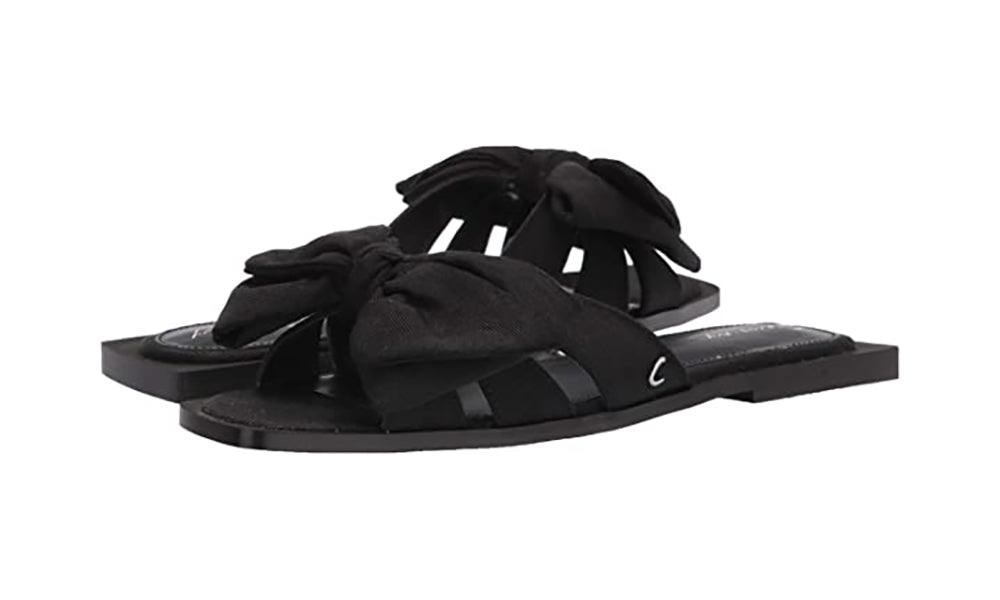 Circus by Sam Edelman Womens Idalis Bow-Tie Slide Sandal Color Black Size 5.5M