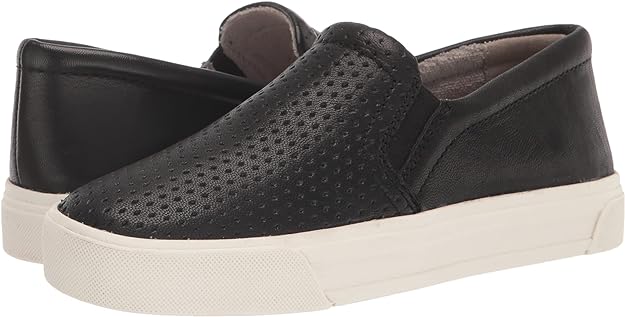 Naturalizer Women's Casual and Fashion Sneakers Color Black Leather Size 6M