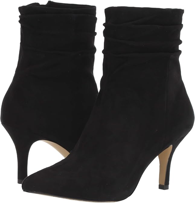 Bella Vita Women's Danielle Ankle Boot Booties Black Suede Leather Size 9.5W