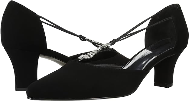 Easy Street Women's Moonlight Dress Pump Color Black Lammy Size 9M