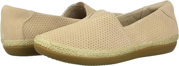 Clarks Women's Danelly Sky Loafer Color Blush Suede Size 7.5M