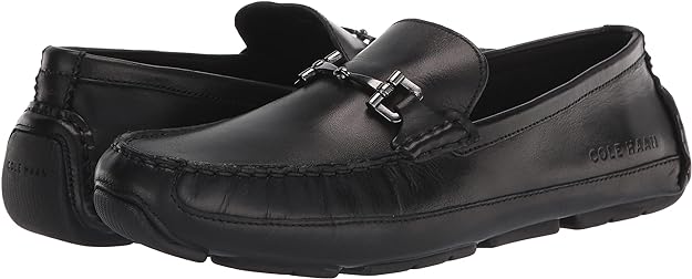 Cole Haan Men's Wyatt Bit Driver Driving Style Loafer Color Black Leather Size 8.5M