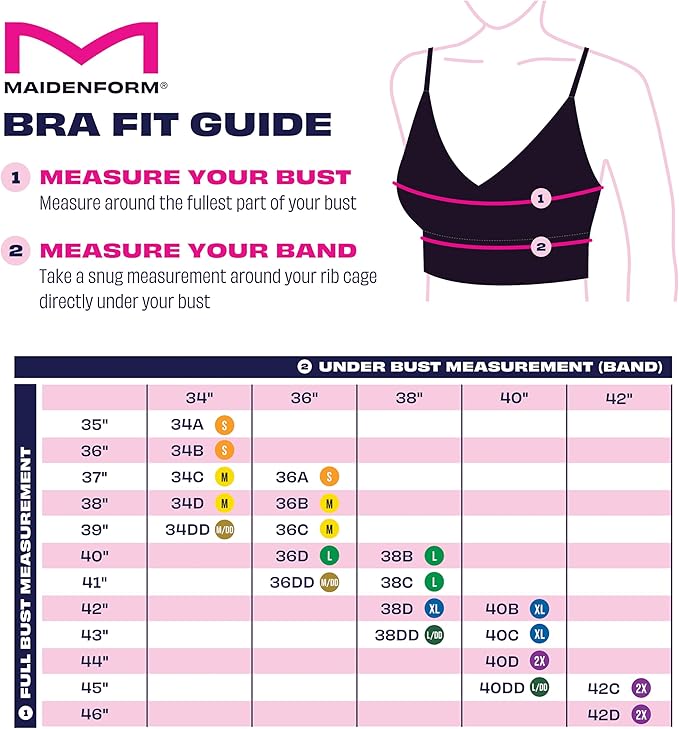 Maidenform M Seamless Lift Wireless Bralette Color Sandshell Size XL