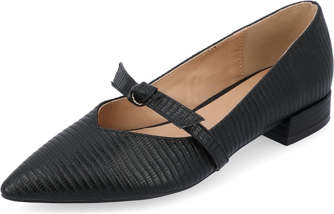 Journee Collection Women's Cait Flats Color Black Size 9M