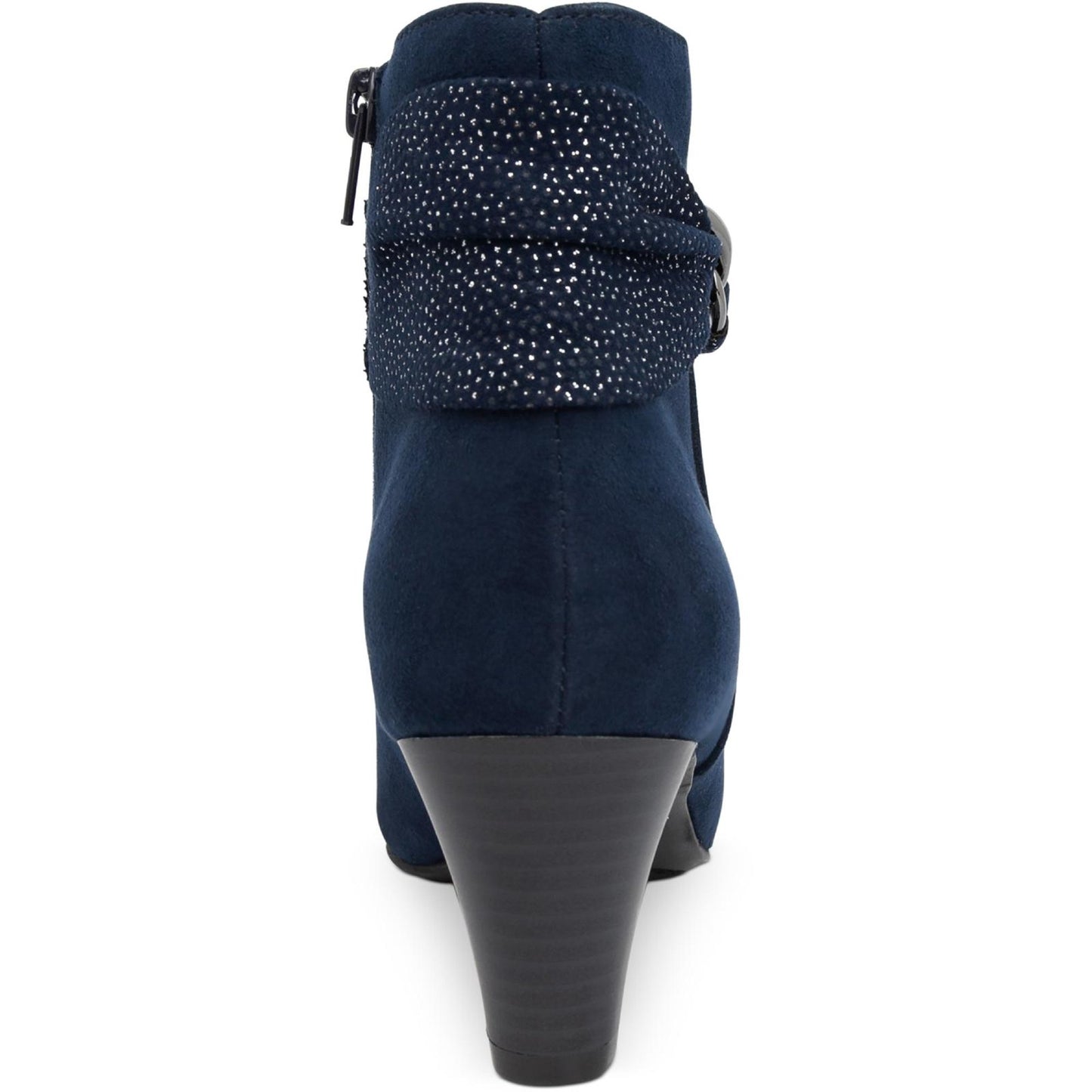 Karen Scott Women's Laceless Dressy Booties Color Navy Size 5M