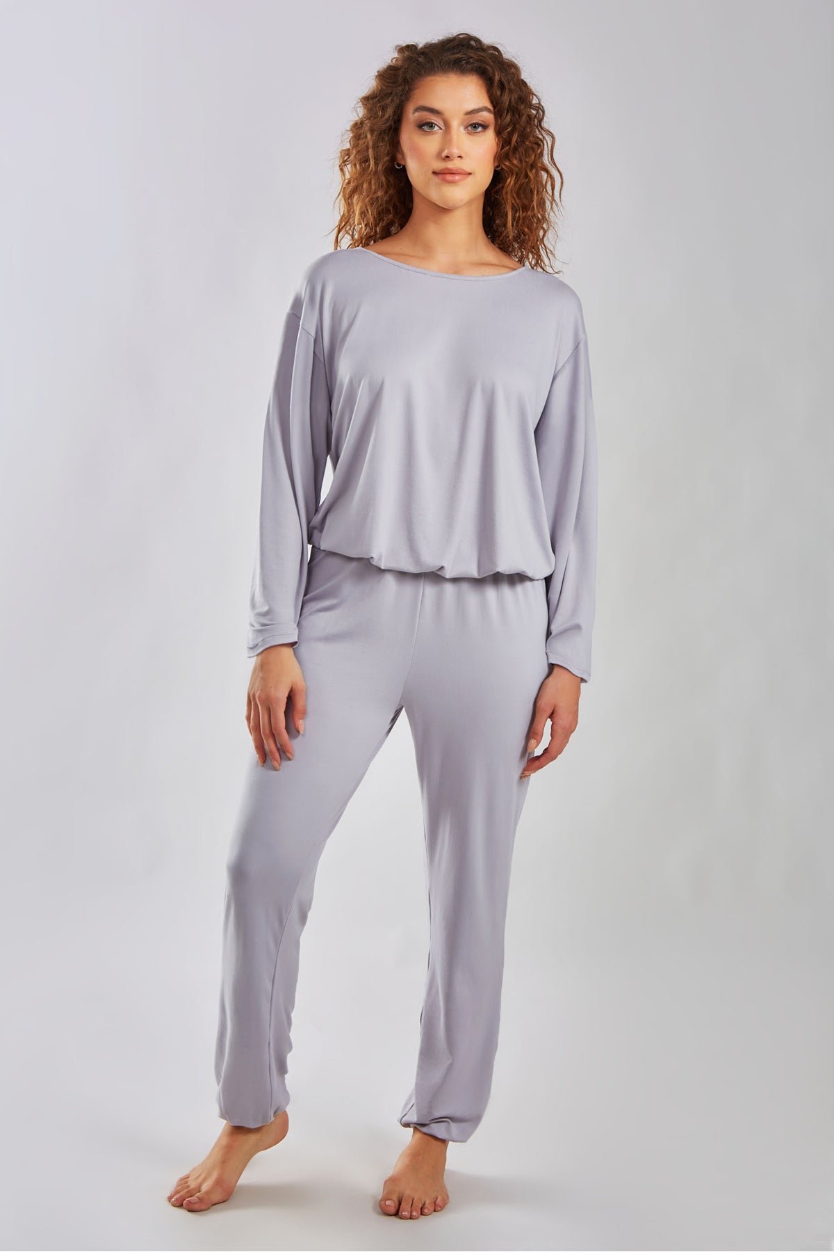 iCollection Ferris Modal Jogger PJ Sleep Pant Gray Size XL
