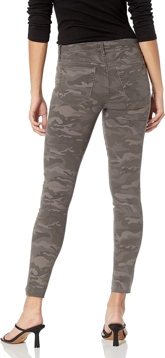 Sam Edelman Women's Kitten Mid Rise Ankle Jeans Color Monroe-Camo Size 00/24