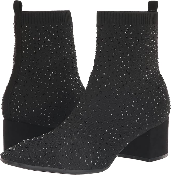 Kenneth Cole Reaction Women's Rida Stretch Jewel Boot Black Size 6.5