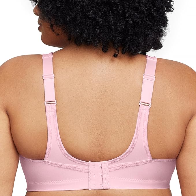 Glamorise No-bounce Camisole Sports Wirefree Bra Parfait Pink Size 38D