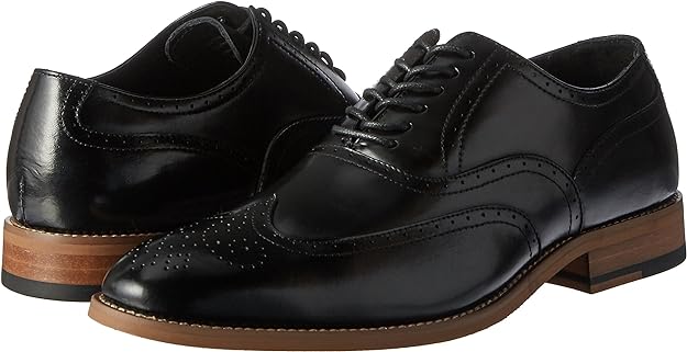 Stacy Adams Men's Dickinson Cap-Toe Lace-up Oxford Color Black Size 7M