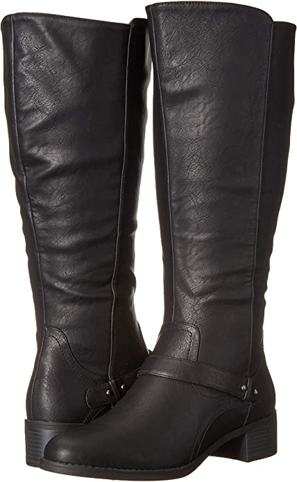 Easy Street Women's Jewel Plus Wide Mid Calf Boot Color Brown Size 9.5M