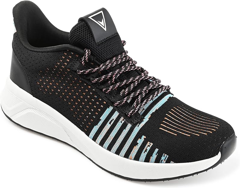 Vance Co. Men's Brewer Knit Athleisure Sneaker Color Black Size 12M