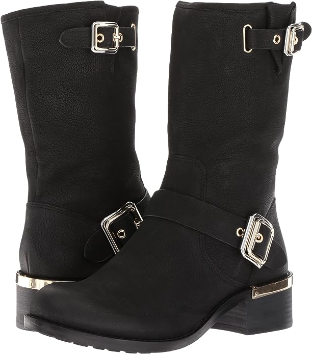 Vince Camuto Women's Windy Motorcycle Boot Color Black Size 5.5M