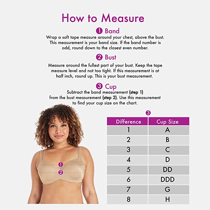 Playtex Women's Secrets Perfectly Smooth Wire-Free Bra Color Nude Size 36C