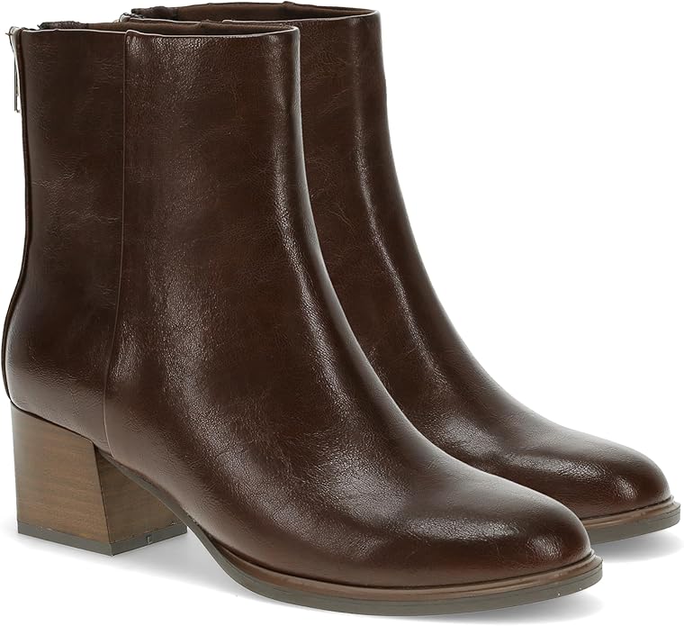 Baretraps Women's Bessie Block Heel Booties Bloodstone Size 7