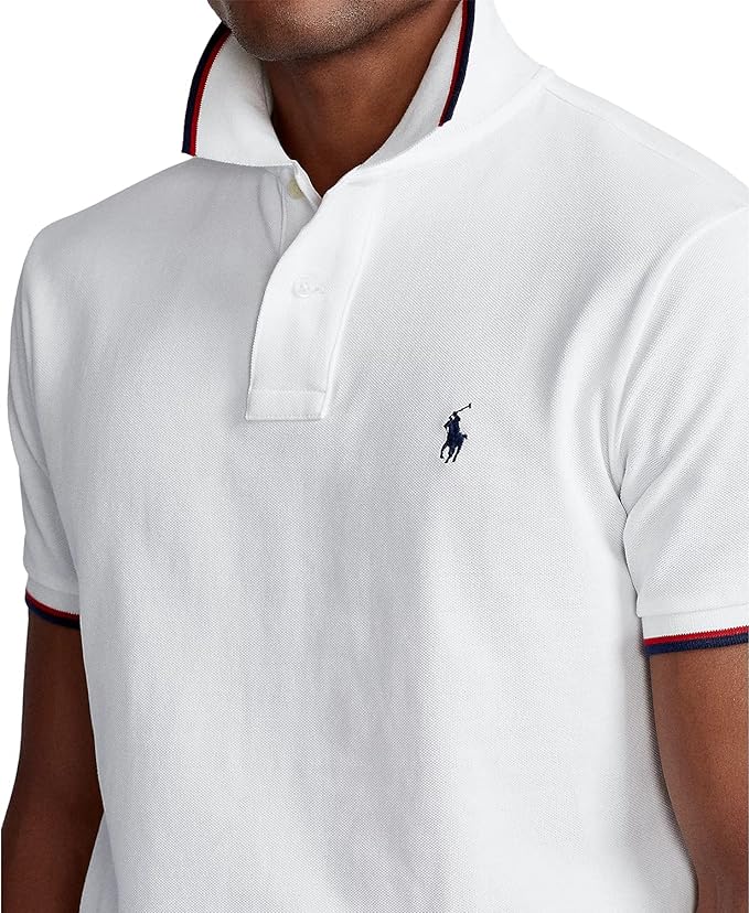 Polo Ralph Lauren Men's Classic-Fit Mesh Polo Shirt Color White Size XL