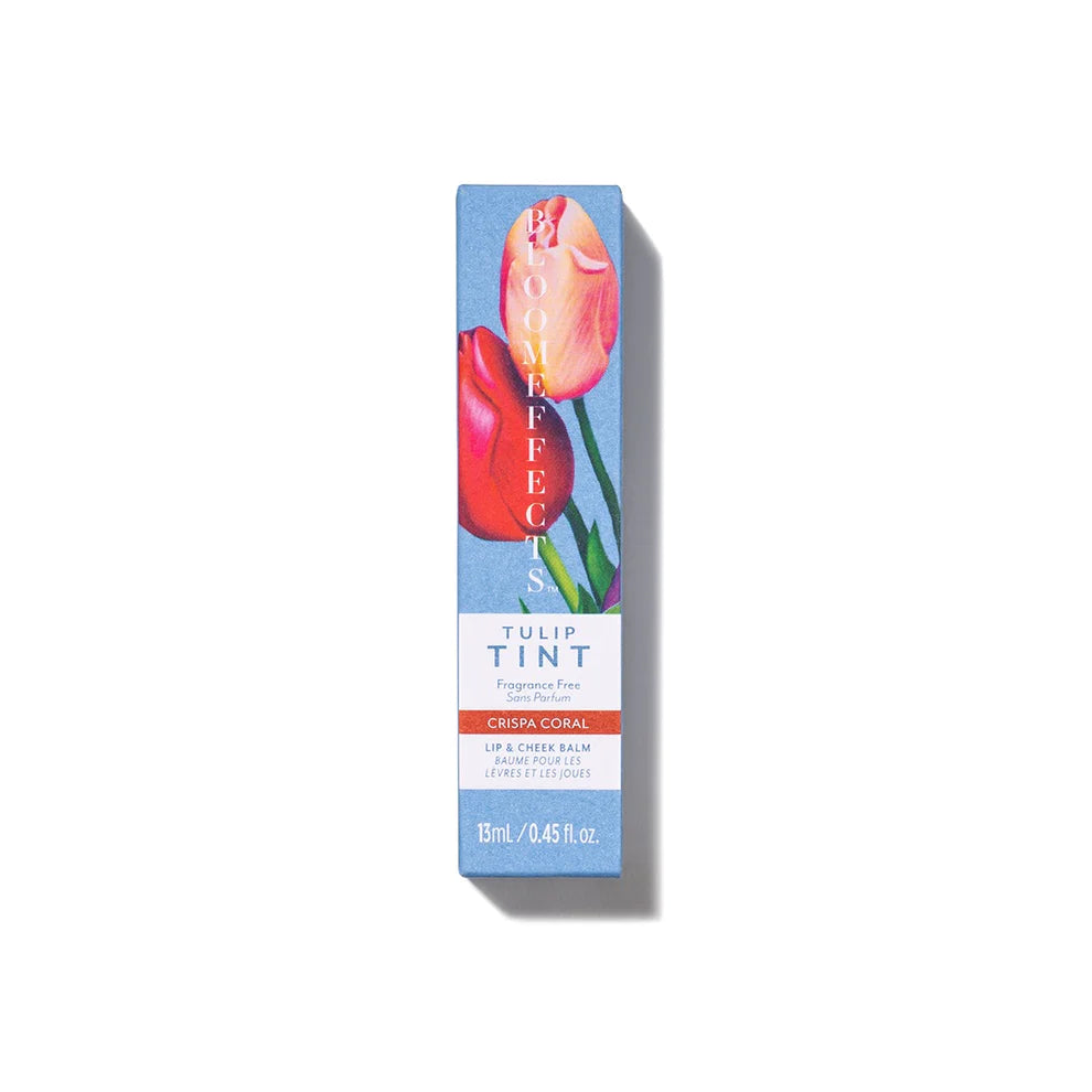 BLOOMEFFECTS Tulip Tint Lip & Cheek Balm Shade Crispa Coral Style BE0050S3R