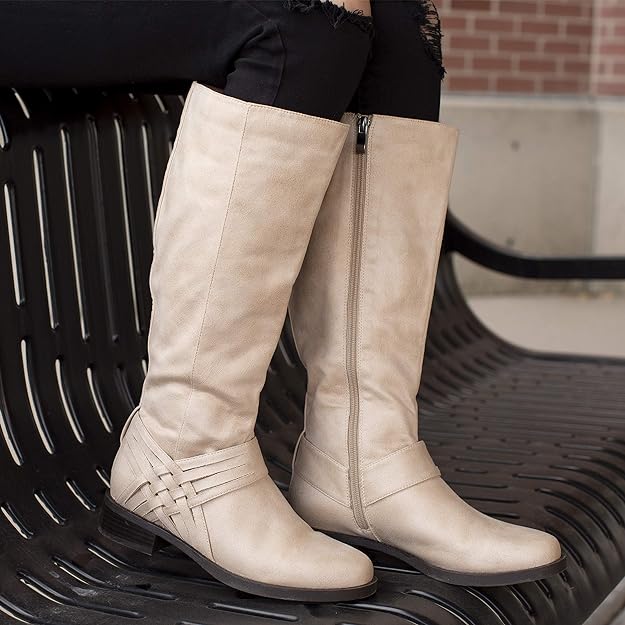 Journee Collection Women's Meg Boots Color Black Size 9M