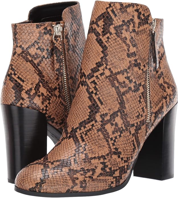 Kenneth Cole Women's Justin Zip Bootie Fashion Boot Color Tan Size 6.5M