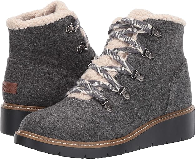 Dr. Scholl's Women's So Cozy Booties Color Charcoal Fabric Size 6.5M
