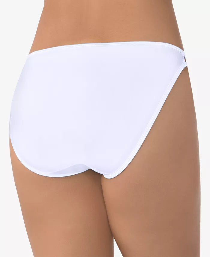Vanity Fair Women's Illumination String Bikini Underwear Star White Size XL