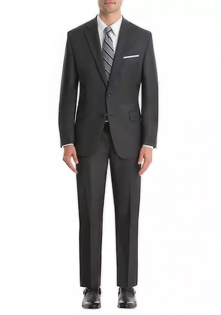 Lauren Ralph Lauren Men's UltraFlex Classic-Fit Wool Straight Suit Jacket Color Grey Size 40L