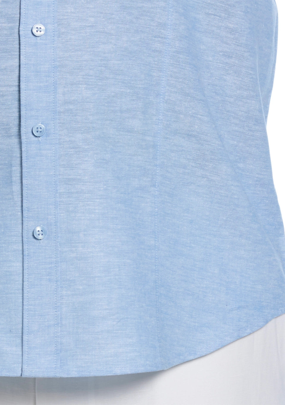 Cubavera Men's Big Tall Linen Blend Tuck Print Shirt Parisian Blue Size 2XLT