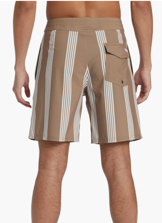 Quiksilver Men's Surfsilk Street Swim Trunks Portabella Size 34