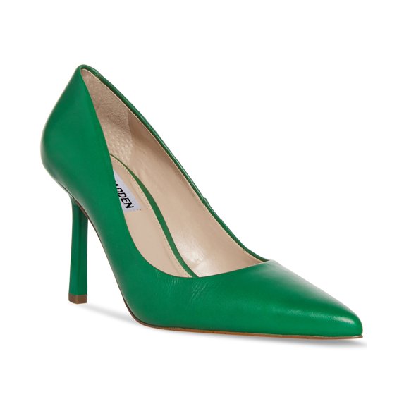 Steve Madden Women's Classie Pointed-Toe Pump Kelly Green Size 10