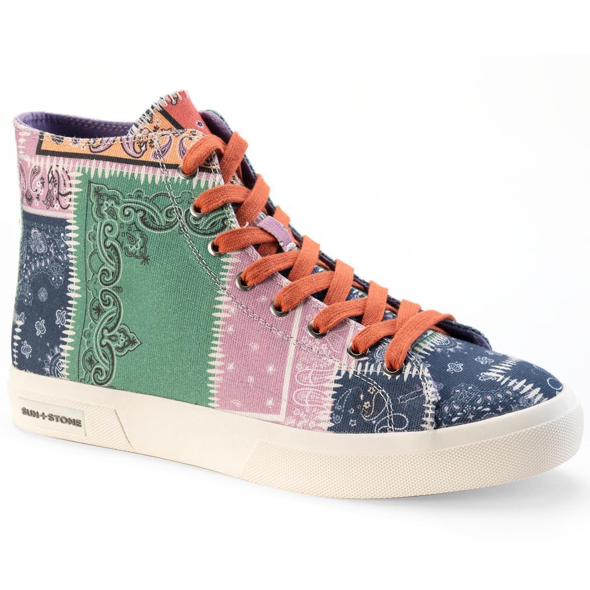 Sun + Stone Men's Mesa High-Top Sneakers Multicolor Size 9.5M