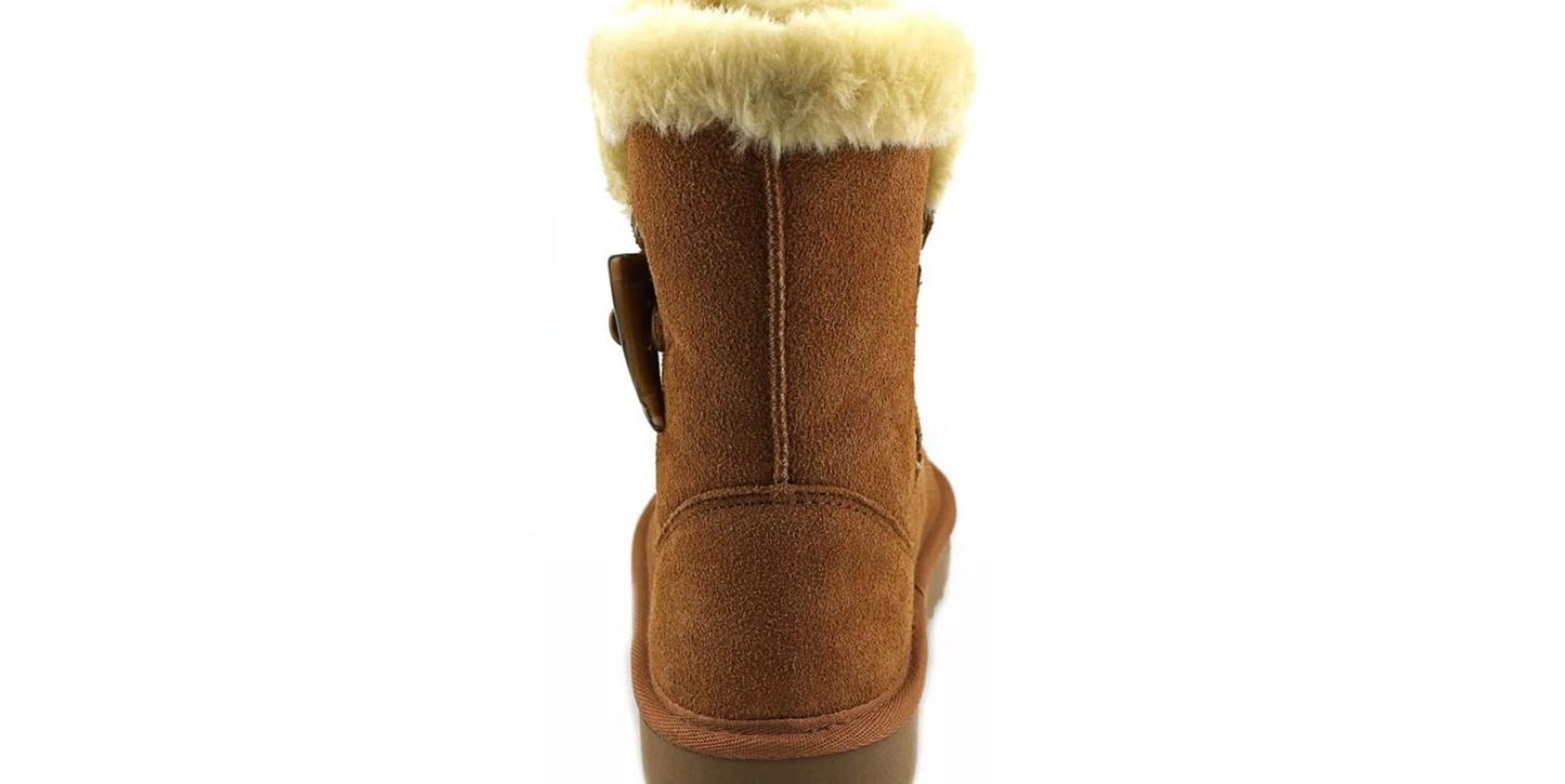 Style & Co Tiny2 Cold Weather Comfort Boots Color Chestnut Size 9M