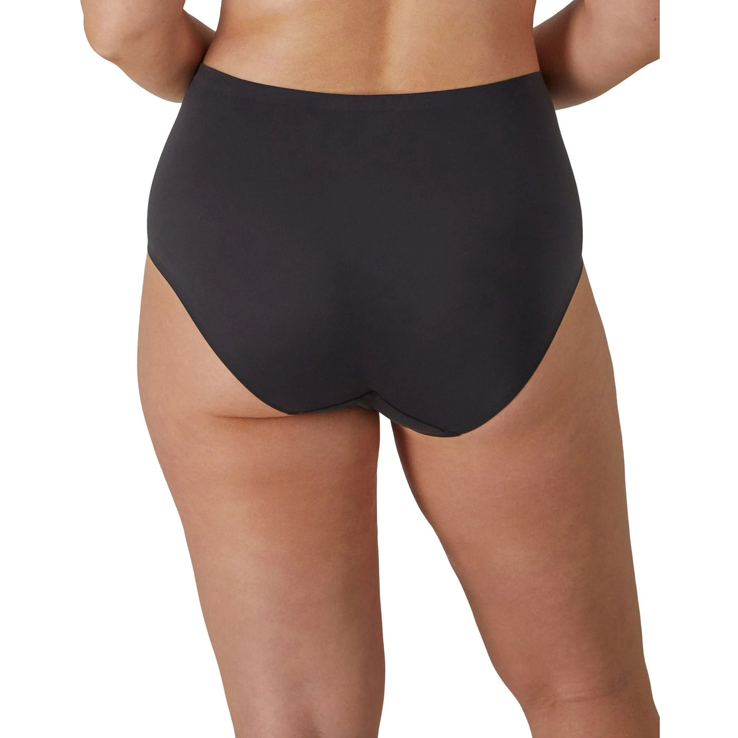Bali Women's Breathe Lace High-Rise Full Brief Black Size L
