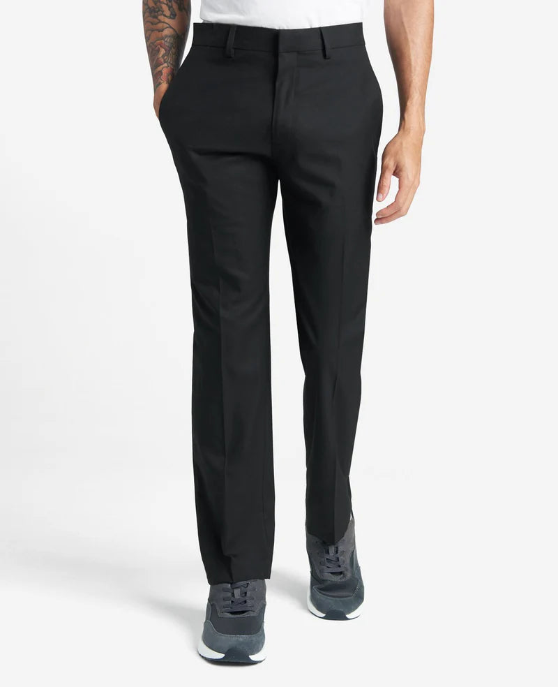 Kenneth Cole Reaction Men's Slim-Fit Stretch Dress Pants Color Black W30xL30