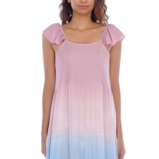Raviya Ombre Maxi Coverup Dress Color Mauve Ombre Size L