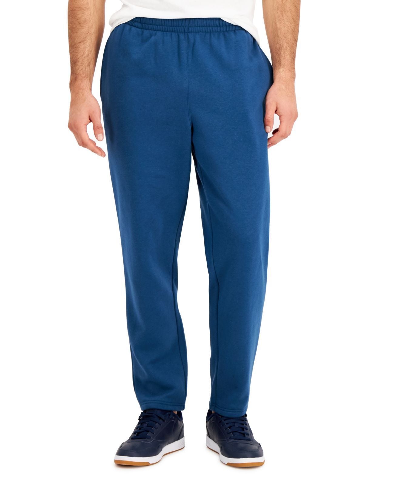 ID Ideology Men's Solid Fleece Pants Color Curaco Nights Size 2XL