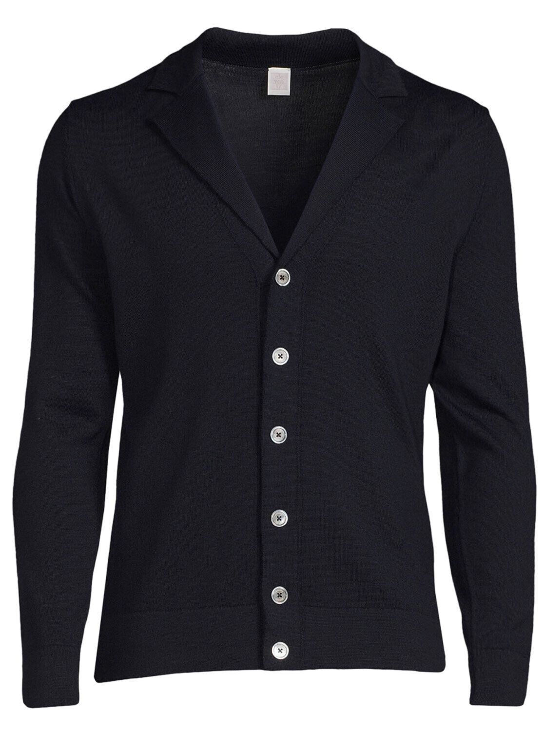 Eleventy Men's Wool Knit Cardigan Sweater Color Navy Size XL