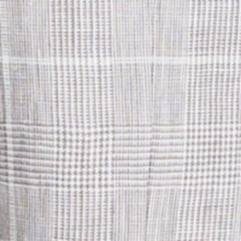 Bar III Men's Slim-Fit Linen Suit Jacket Color Grey Plaid Size 36R