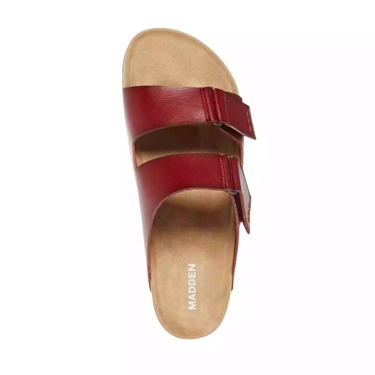 Madden Men Men's Tisson Double Strap Sandals Color Cognac Size 10.5
