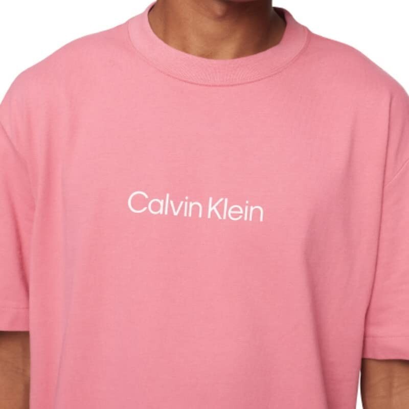 Calvin Klein Men's Logo Graphic T-Shirt Rapture Rose Size L