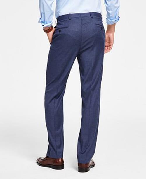 Lauren Ralph Lauren Men's Classic-Fit UltraFlex Stretch Pants Color Checkered Blue W33xL32