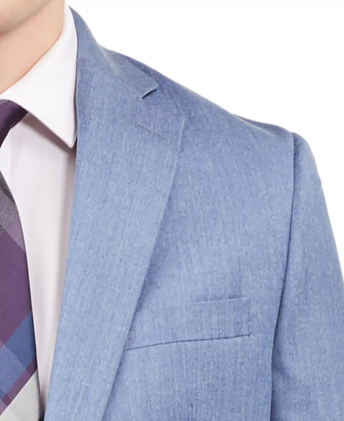 Lauren Ralph Lauren Men's UltraFlex Classic-Fit Suit Jacket Light Blue Size 44S