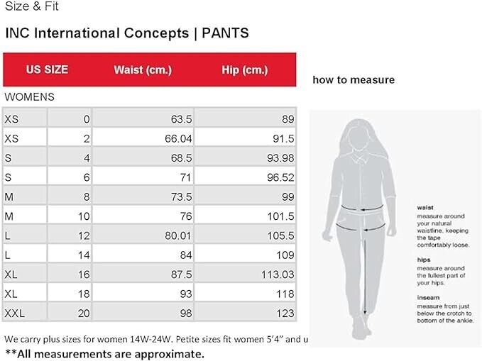 INC International Concepts Women's Pull-On Ponte Skinny Pants Color Hunter Forest Size 4