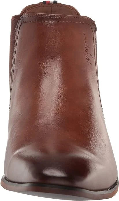 Tommy Hilfiger Men's Syler Chelsea Boots Medium Brown Size 8.5