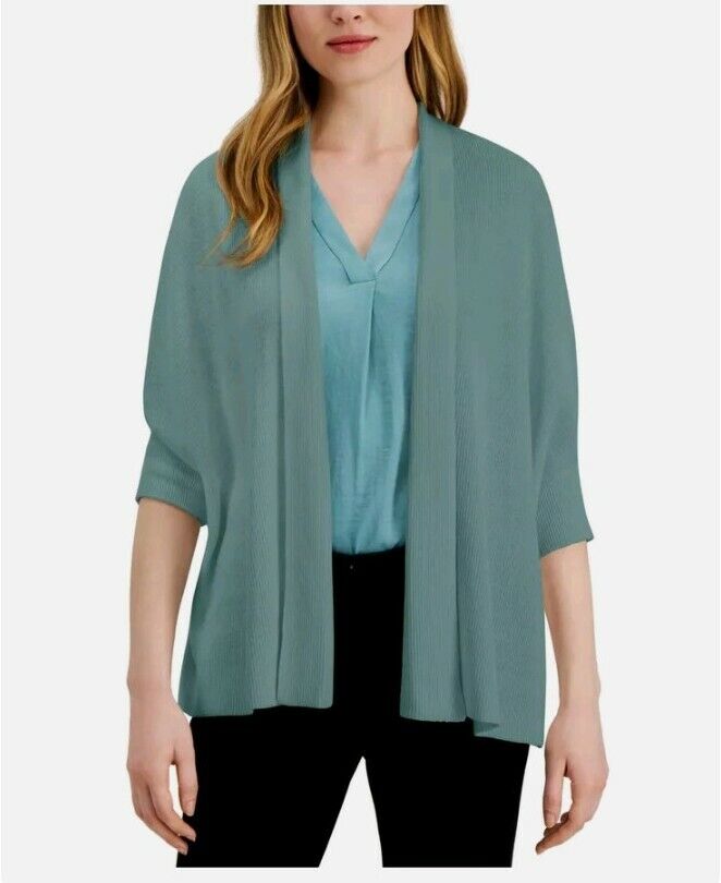 Alfani Women's Dolman-Sleeve Cardigan Sweater Color Precious Jade Size L