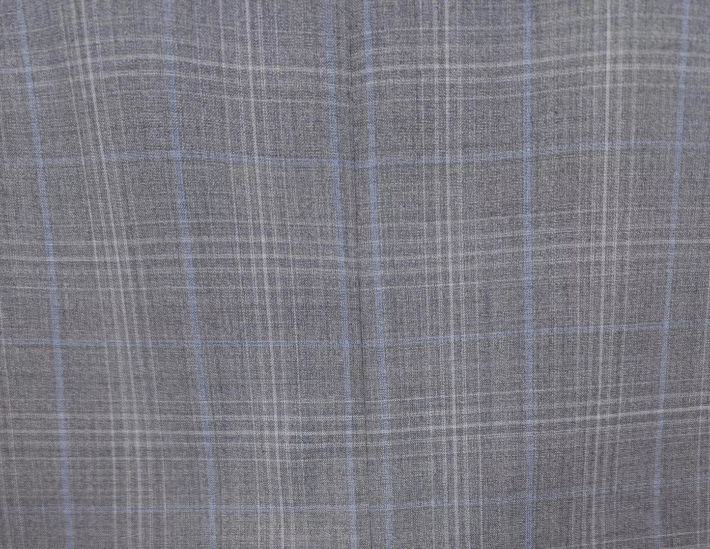 Michael Kors Men's Classic-Fit Wool-Blend Suit Jacket Color Grey Plaid Size 46S