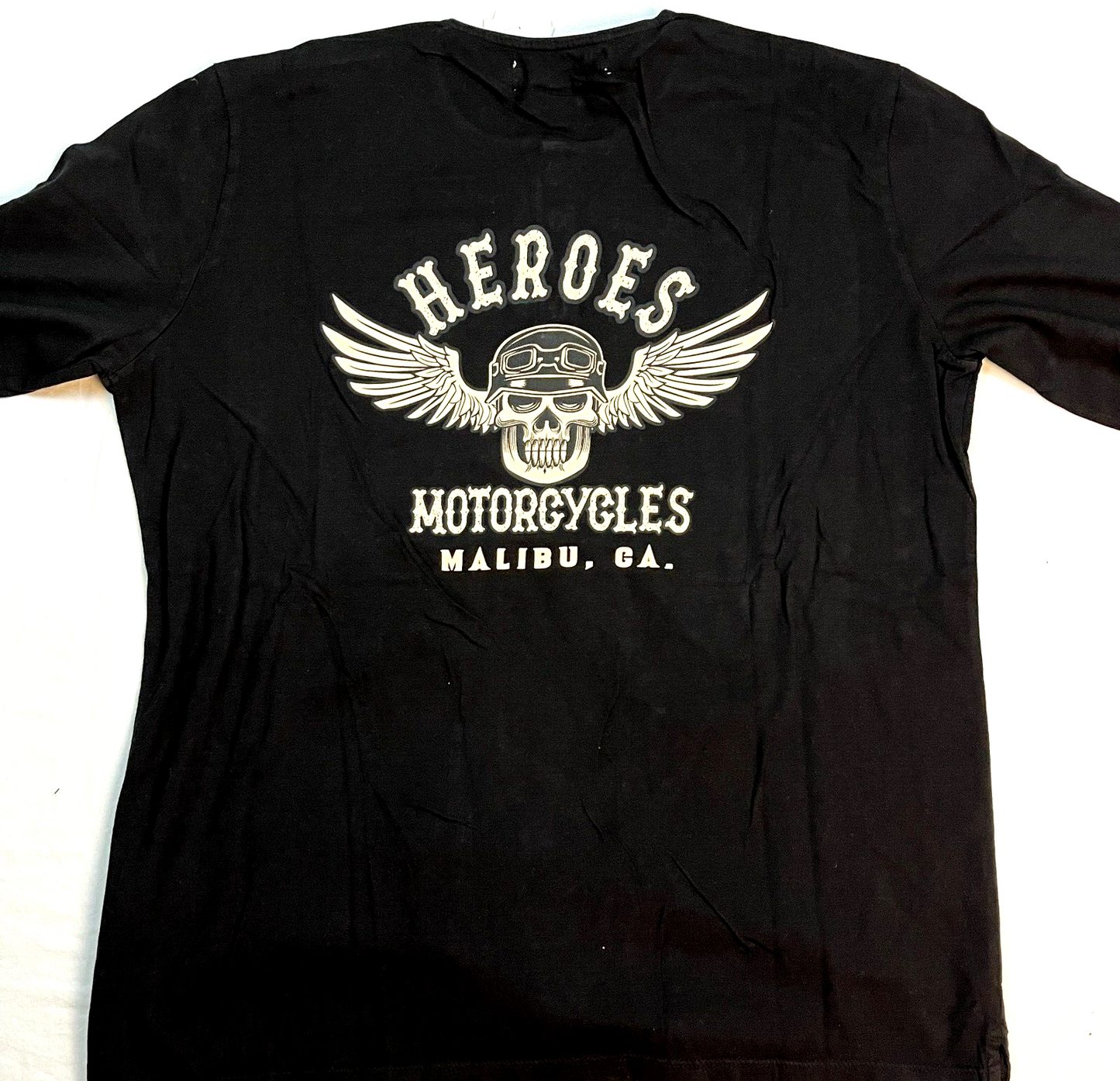 Heroes Motors Men's Malibu Flying Long-Sleeve T-Shirt Color Black Size M