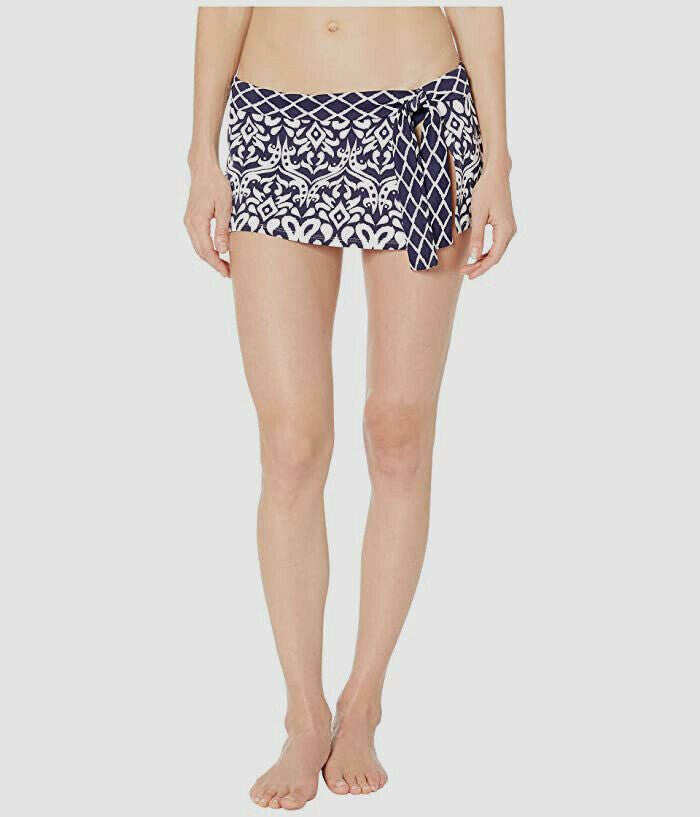 Tommy Bahama Women's Ikat Diamonds Shirted Hipster Bottom Color Mare Navy Size XS
