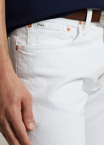Polo Ralph Lauren Men's Varick Slim Straight Jeans Color New Hudson White W38xL30