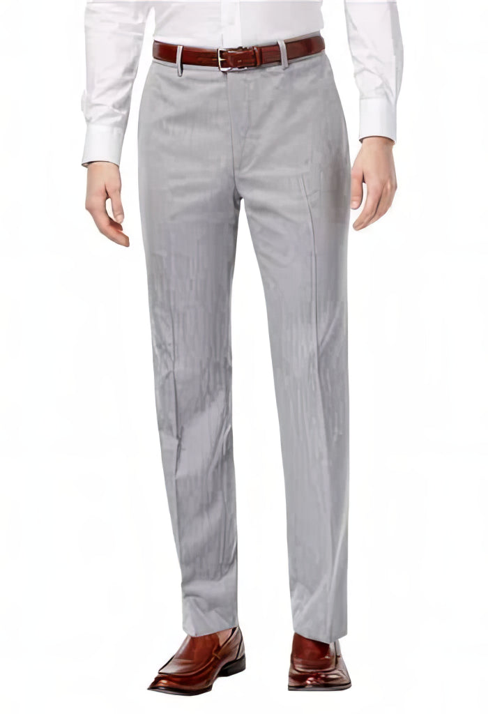 Alfani Men's Classic-Fit Stretch Pants Color Grey Heather W32xL32