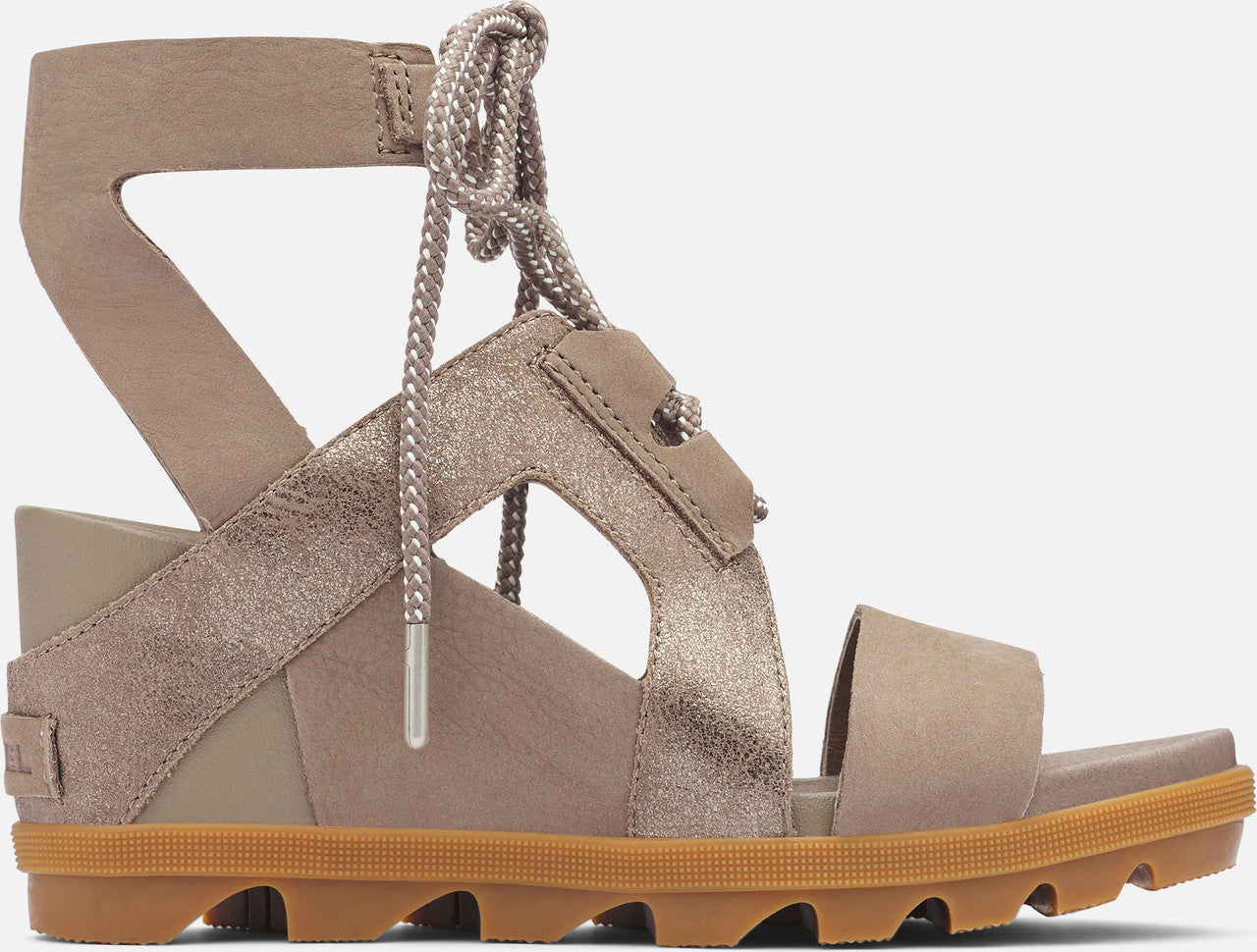 Sorel Women's Joanie II Ankle Lace Sandal Color Ash Brown Size 7